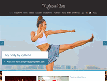 Tablet Screenshot of myleeneklass.com